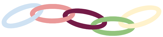 Multicolored chain